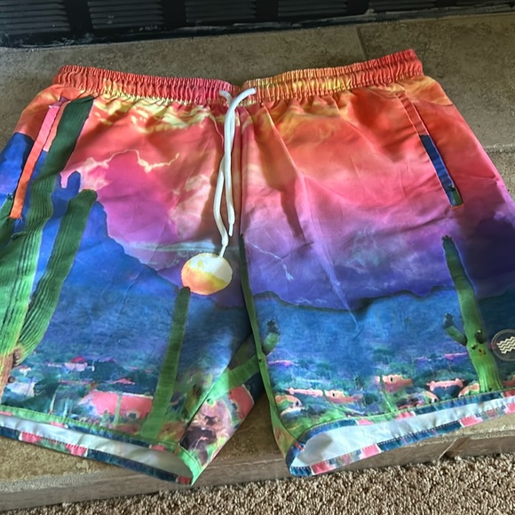 Topman, men’s swim trunks. Multicolored. Size s/m. NWT - Picture 1 of 4